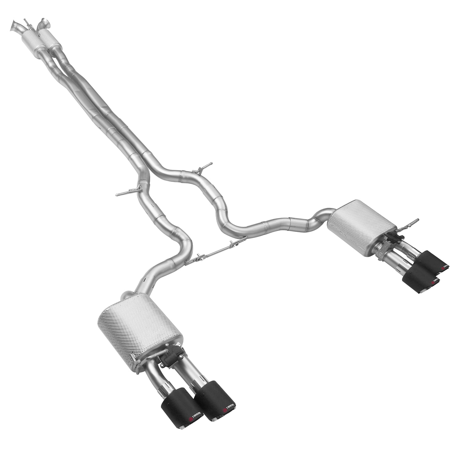 Taibosi 2010-2023 Porsche Panamera 970 971 Catback Performance Valved Exhaust System Heat Shield
