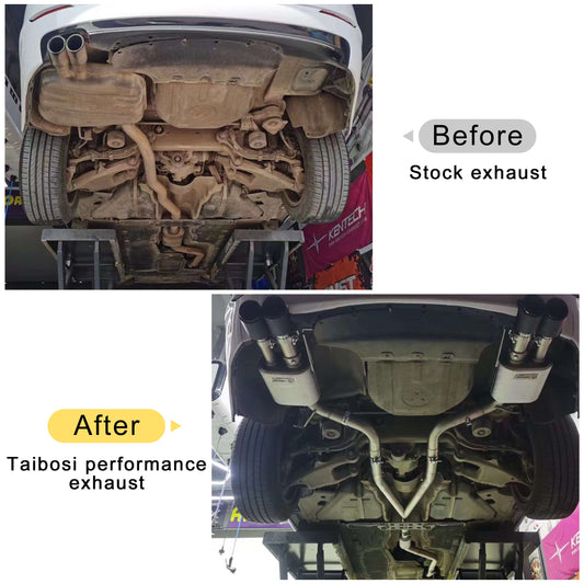 Taibosi For BMW 5 Series 520i 525i 530i 535i F10 Car Performance Catback Exhaust Escape System Modify
