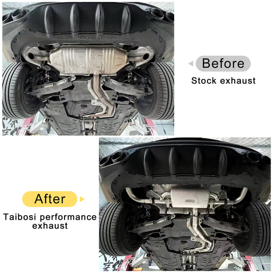 For Volkswagen Golf MK6/7/7.5/8 GTI Car Exhaust Modify