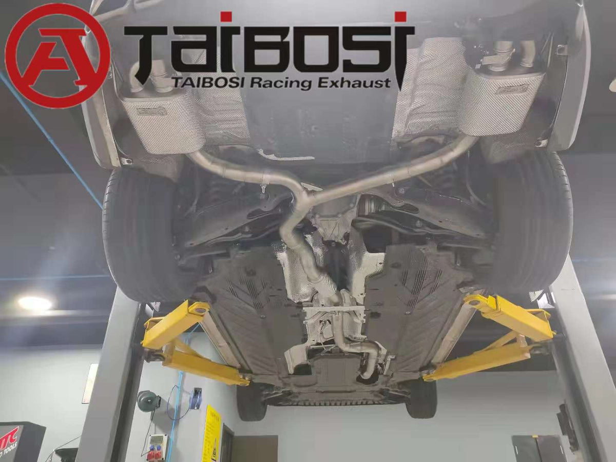 Taibosi For Mercedes Benz C180 C200 C250 C300 W205 1.5T 1.6T 2.0T Car Catback Exhaust Stainless Steel Electric Valve Muffler Remote