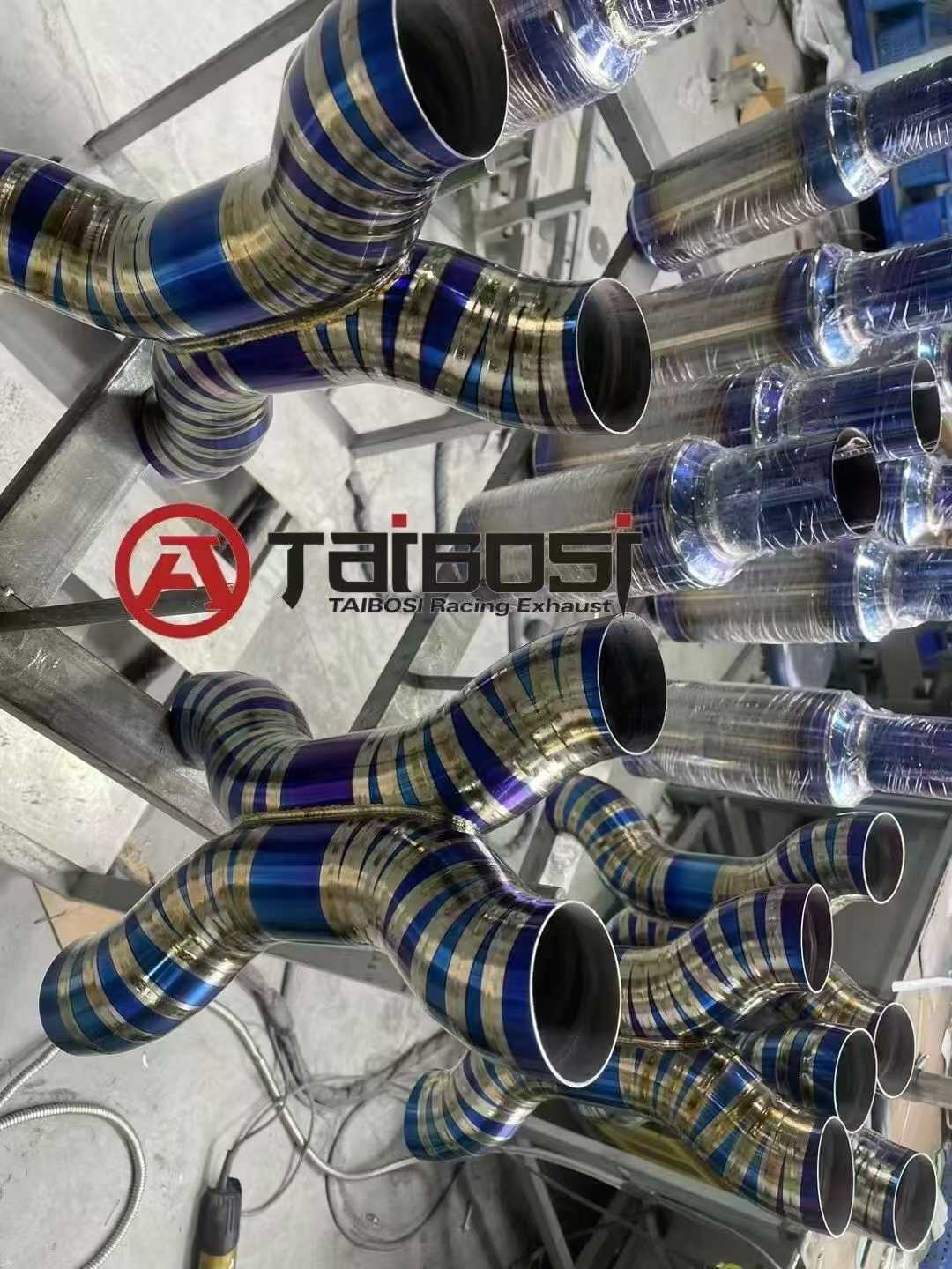 Taibosi For Mercedes Benz C180 C200 C250 C300 W205 1.5T 1.6T 2.0T Car Catback Exhaust Stainless Steel Electric Valve Muffler Remote
